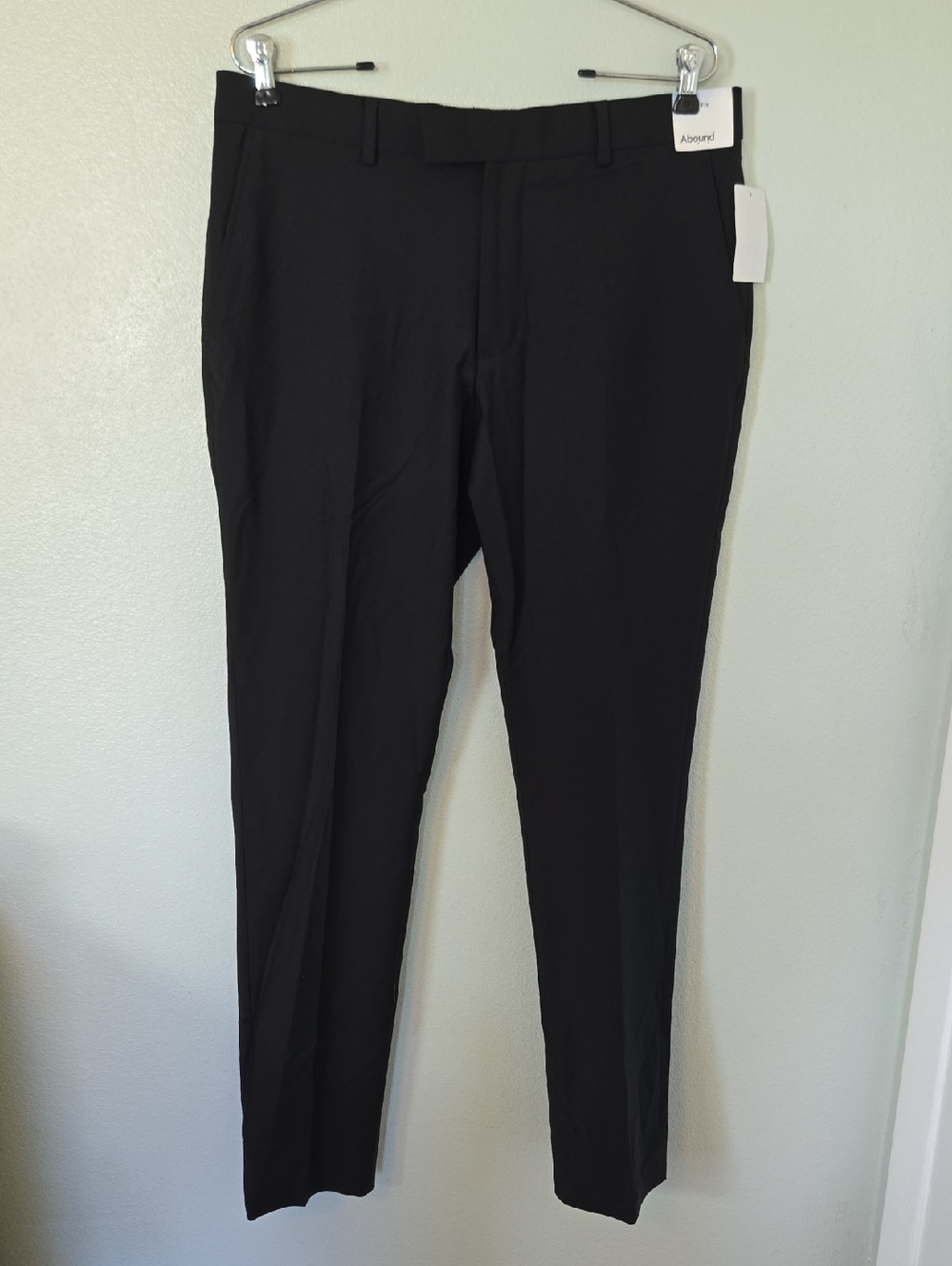 Abound | NWT X-Trim Fit Black Wool Dress Pants Size 34R